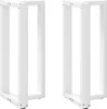vidaXL Pieds de table de bar en T 2 pcs. Blanc Voir les images du produit 8