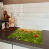 KitchenYeah® Kryt varnej dosky jar - kvety - červená - mak Náhľad obrázku produktu 5