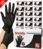 2000x TPE Einweghandschuhe XL Schwarz | Professionelle Produktbild-Vorschau 1