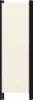 A single panel of a room divider with a black frame and a cream-colored fabric. Anteprima dell’immagine prodotto