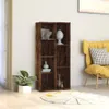 vidaXL Knihovna Smoked Oak 50x25x106 cm Náhled obrázku produktu 2