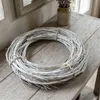 Reisigkranz "White Charme" Ø 45 cm groß, weiß, Tischkranz, Produktbild-Vorschau 2
