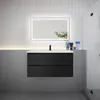 Badmöbel Set HUTI-Serie 80cm Keramik Waschbecken mit Produktbild-Vorschau 2