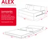 Klappmatratze 120x200 cm Futonsofa Kaltschaum Polyurethan Produktbild-Vorschau 6