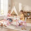 AIYAPLAY Kindertisch mit 2 Stühlen, Kindersitzgruppe mit Produktbild-Vorschau 8