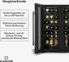 Klarstein Shiraz Weinkühlschrank 2 Zonen - 36 Flaschen, Produktbild-Vorschau 2