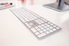 CHERRY KC 6000 SLIM Tastiera a filo, argento/bianco, USB Anteprima dell’immagine prodotto 4