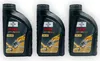 Three bottles of motor oil are lined up against a white background. Produktbild-Vorschau