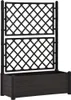 vidaXL Sadzarka z kratką 100x43x142 cm PP antracytowa Podgląd zdjęcia produktu 1