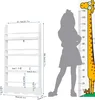 EUGAD Kinderregal mit 4 Ebenen, mit Kippsicherung, Weiß, Produktbild-Vorschau 3