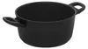 A black pot with two handles on a white background. Náhled obrázku produktu