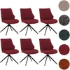 lot de 6 chaises de salle à manger HWC-O48, chaise de Voir les images du produit 8