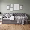 Homestyle4u Tagesbett 90x200 mit Lattenrost Polsterbett mit Produktbild-Vorschau 9