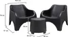 Dmora Gartenmöbel-Set Cormons Anthrazit, 2-Sitzer mit Tisch Produktbild-Vorschau 3