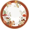 Kuchenteller AUTUMN BREEZE Herbst Eichhörnchen D. 19cm Produktbild-Vorschau 1