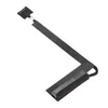 A black computer cable with connectors on a white background. Náhled obrázku produktu