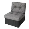 A single outdoor chair cushion set. Produktbild-Vorschau