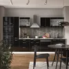 Küchenzeile Vicco R-Line Schwarz Hochglanz/Weiß 350 cm mit Produktbild-Vorschau 5