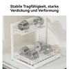 Küchenregal, 2 Etagen Waschbecken Regal, Küche Schrank Produktbild-Vorschau 6