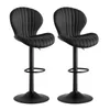 Two black bar stools shown from a front-diagonal angle against a white background. Produktbild-Vorschau