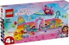 The image shows the front of a LEGO Gabby's Dollhouse Party Room playset box. Produktbild-Vorschau