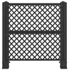 vidaXL Mülltonnengitter Anthrazit 123 x 47 x 114 cm PP Produktbild-Vorschau 4