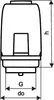 A technical drawing of a product with dimensions indicated. Náhled obrázku produktu