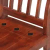 vidaXL Ławka 111 cm z litego drewna akacjowego Podgląd zdjęcia produktu 4