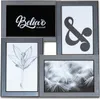 Fotoaufsteller 4 Fotos Silber Tischgalerie Fotorahmen Produktbild-Vorschau 1