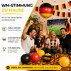 XXL Deutschland Deko Set über 50 Teile - Fanartikel Fußball Produktbild-Vorschau 5