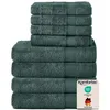 Komfortec 8er Handtuch Set aus 100% Baumwolle, 4 Badetücher Produktbild-Vorschau 1