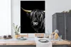 MuchoWow® Poster Schottischer Highlander - Horn - Gold Produktbild-Vorschau 3