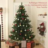 HOMCOM Künstlicher Weihnachtsbaum, 180 cm Christbaum mit Produktbild-Vorschau 3