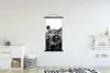 MuchoWow® Textilposter Sonnenblumen in Holland schwarz und Produktbild-Vorschau 2