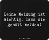 Mr. & Mrs. Panda Mousepad Spruch Mutig zu seinen Meinungen Produktbild-Vorschau 1