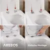 Sedile per WC AREBOS Duroplast a forma di D | Con Anteprima dell’immagine prodotto 9