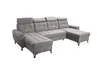 Wohnlandschaft U-Form LAVAX, Ecksofa mit Schlaffunktion, 2 Produktbild-Vorschau 3
