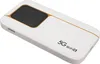 A white 5G mobile hotspot with a black screen and gold accents, shown from a diagonal angle on a white background. Podgląd zdjęcia produktu