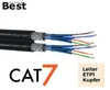 B.E.S.T. CAT 7 Outdoor Netzwerkkabel 100 m Duplex S/FTP 10 Produktbild-Vorschau 7