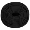 vidaXL Bootsseil Schwarz 8 mm 100 m Polypropylen -  Seile Produktbild-Vorschau 4