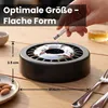 Starlet24® Windaschenbecher SILBER Gluttöter rund flach - Produktbild-Vorschau 7