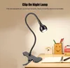 LED Leselampe USB 360° Flexibel Weiß Klemmlampe Tischlampe Produktbild-Vorschau 6