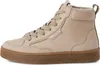 A side view of a beige high-top sneaker. Produktbild-Vorschau