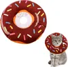 A product image showing a donut-shaped pet collar and a cat wearing a similar collar. Produktbild-Vorschau