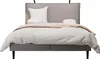 TRADA Calma Boxspringbett 200x200 mit LED Grau Velour-Stoff Produktbild-Vorschau 5