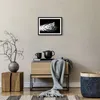 Gerahmtes Poster - Schwarzer Rahmen - Weiß Tiger Schwarz Produktbild-Vorschau 7