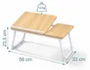 Tavolino pieghevole Relaxdays per laptop, da usare a letto Anteprima dell’immagine prodotto 4