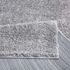 Shaggy Hochflor Teppich Wohnzimmer - 150x150 cm - Grau - Produktbild-Vorschau 6