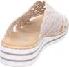 Rieker Damen Pantolette breiter Riemen mit Strass schmale Produktbild-Vorschau 19