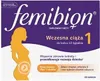 The image shows the packaging of Femibion 1, a dietary supplement for early pregnancy. Produktbild-Vorschau